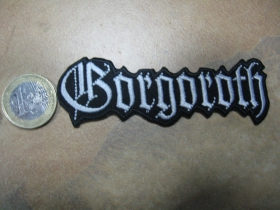 Gorgoroth nažehľovacia nášivka vyšívaná (možnosť nažehliť alebo našiť na odev)