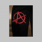 Anarchy áčko v krúžku čierne tepláky s tlačeným logom