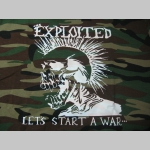 Exploited  - Lets start a War....pánske maskáčové tričko 100%bavlna