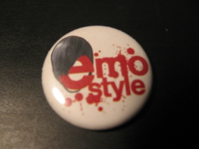 Emo style  odznak priemer 25mm