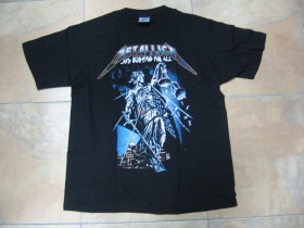 Metallica  pánske čierne tričko 100%bavlna