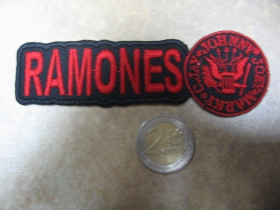 Ramones  nažehľovacia vyšívaná nášivka (možnosť nažehliť alebo našiť na odev)
