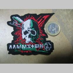 Rammstein nažehľovacia nášivka vyšívaná (možnosť nažehliť alebo našiť na odev)