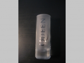 Queen sklenený pohárik " poldecák " s brúseným motívom  objem 0,05l