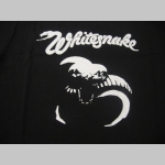 Whitesnake čierne pánske tričko materiál 100% bavlna