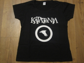 Katatonia čierne dámske tričko materiál 100% bavlna