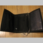 Motorhead hrubá pevná textilná peňaženka s retiazkou a karabínkou