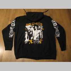 Sex Pistols,  čierna mikina na zips s kapucou 70%bavlna 30%visk&oacute;za