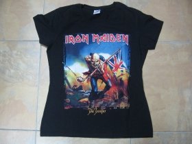 Iron Maiden - Trooper čierne dámske tričko materiál 100% bavlna