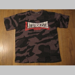 Antifascista siempre  nočn&yacute; " rusk&yacute; " mask&aacute;č-Nightcamo SPLINTER, p&aacute;nske tričko 100%bavlna