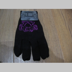 Boxer - Love   pletené pružné rukavice, farba: čierna, materiál: 80%akryl 20%spandex, univerzálna veľkosť