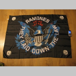 Ramones vlajka rozmery cca. 110x75cm materiál 100%polyester
