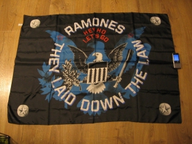 Ramones vlajka rozmery cca. 110x75cm materiál 100%polyester