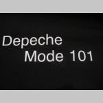 Depeche Mode 101 čierna mikina na zips s kapucou stiahnuteľnou šnúrkami