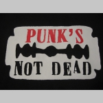 Punks not dead  pánske tričko čierne 100%bavlna 