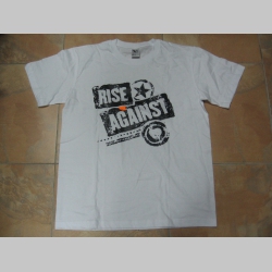 Rise Against, biele pánske tričko 100% bavlna