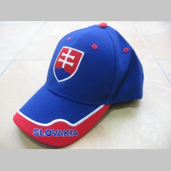 Slovensko / Slovakia modrá šiltovka 100%bavlna univerzálna veľkosť