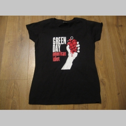 Green Day čierne dámske tričko materiál 100% bavlna 