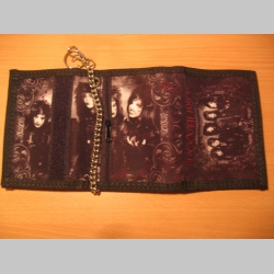 Black Veil Brides,  hrubá pevná textilná peňaženka s retiazkou a karabínkou