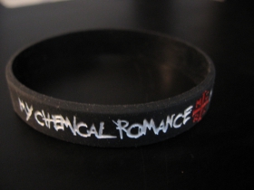 My Chemical Romance pružný silikónový náramok s vyrazeným motívom 