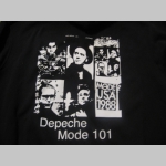 Depeche Mode 101 čierna mikina na zips s kapucou stiahnuteľnou šnúrkami