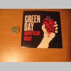 Green Day pogumovaná nálepka