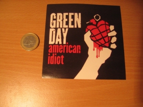 Green Day pogumovaná nálepka