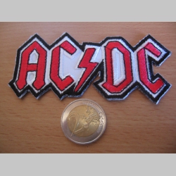 AC/DC   nažehľovacia nášivka (možnosť nažehliť alebo našiť na odev) 