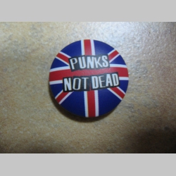 Punks not Dead odznak priemer 25mm