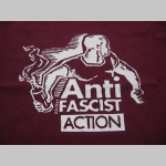 Antifascist Action pánske tričko s obojstrannou potlačou 100%bavlna značka Fruit of The Loom