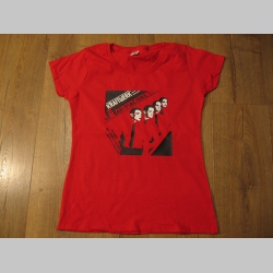 Kraftwerk d&aacute;mske červen&eacute; tričko materi&aacute;l 100%bavlna