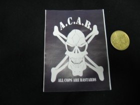 A.C.A.B.  nálepka 10x7cm