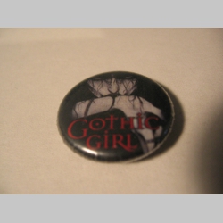 Gothic Girl odznak priemer 25mm