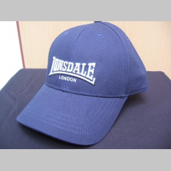 Lonsdale tmavomodr&aacute; a čierna &scaron;iltovka s vy&scaron;&iacute;van&yacute;m logom , zap&iacute;nanie vzadu na such&yacute; zips, materi&aacute;l 100%bavlna univerz&aacute;lna nastaviteľn&aacute; veľkosť