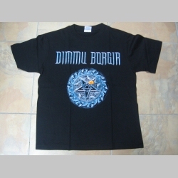 Dimmu Borgir čierne pánske tričko 100%bavlna