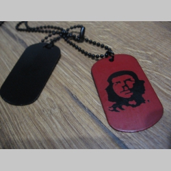 Che Guevara kovový prívesok na krk "Dog Tag" s dvomi známkami