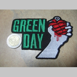 Green Day nažehľovacia nášivka (možnosť nažehliť alebo našiť na odev)