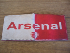 Arsenal London - peňaženka vintage dizajn, rozmery 11x9,5cm po zložení materiál syntetická koža