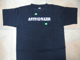 Anti nazis, pánske tričko čierne, 100%bavlna  