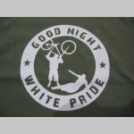 Bike Punx Good Night White Pride mikina s kapucou stiahnutelnou šnúrkami a klokankovým vreckom vpredu 