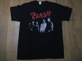 The Clash čierne pánske tričko materiál 100% bavlna