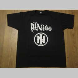 ill Niňo  čierne pánske tričko 100%bavlna