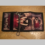 Cradle of Filth hrubá pevná textilná peňaženka s retiazkou a karabínkou Cradle of Filth hrubá pevná textilná peňaženka s retiazkou a karabínkou