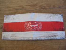 Arsenal London - peňaženka vintage dizajn, rozmery 11x9,5cm po zložení materiál syntetická koža