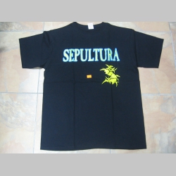 Sepultura, čierne pánske tričko 100%bavlna   