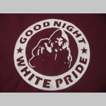 Good Night White Pride  mikina s kapucou stiahnutelnou šnúrkami a klokankovým vreckom vpredu 