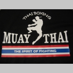 Thaiboxing - Muay Thai   pánske tričko (nie mikina!!) s dlhými rukávmi vo farbe " metro " čiernobiely maskáč gramáž 160 g/m2 materiál 100%bavlna