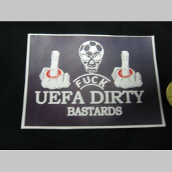 UEFA Dirty Bastards nálepka 10x7cm