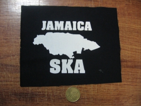 Jamaica SKA potlačená nášivka (po krajoch neobšívaná)