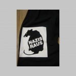 Nazi Raus čierne tepláky s tlačeným logom